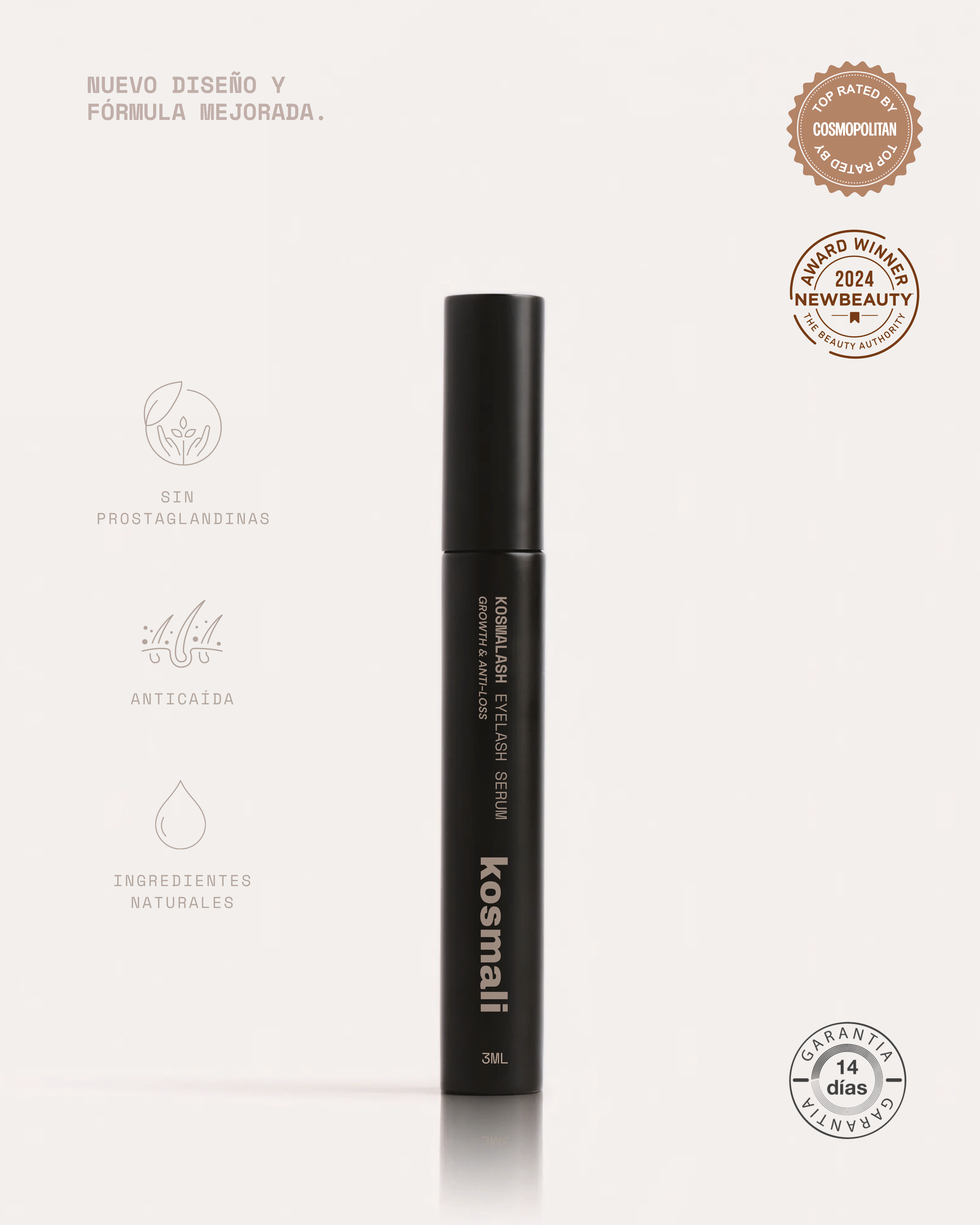 KosmaLash® | Sérum Crecimiento & Anticaída (Lista VIP)